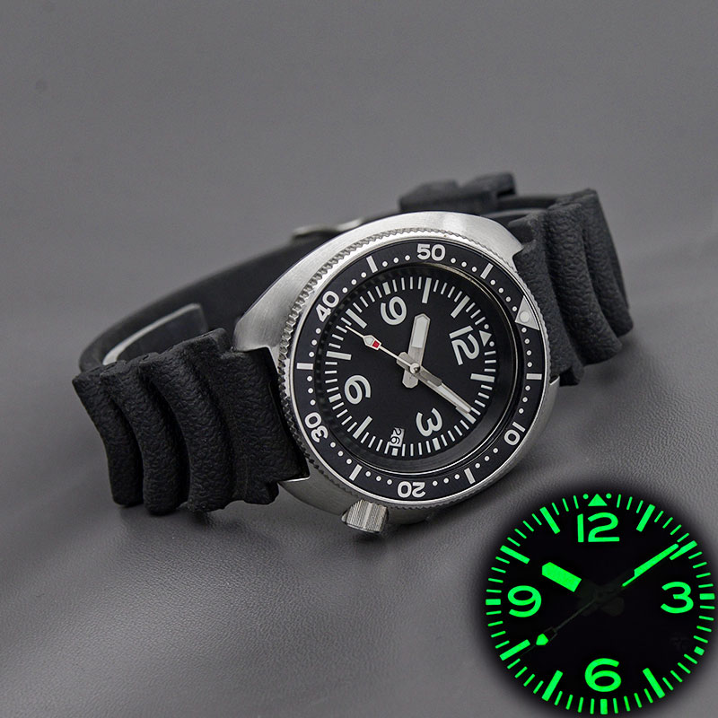 Mod 6105 6309 Turtle Abalone D - Automatic Dive Watch 200M Nh35 Movement recensie en prijs