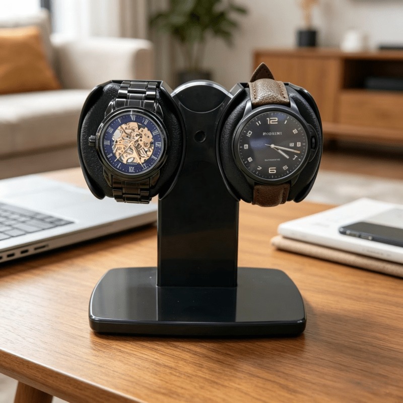 Dubbele horlogeopwinder opberg - Watch Winder Automatic Dual Watch Box recensie en prijs