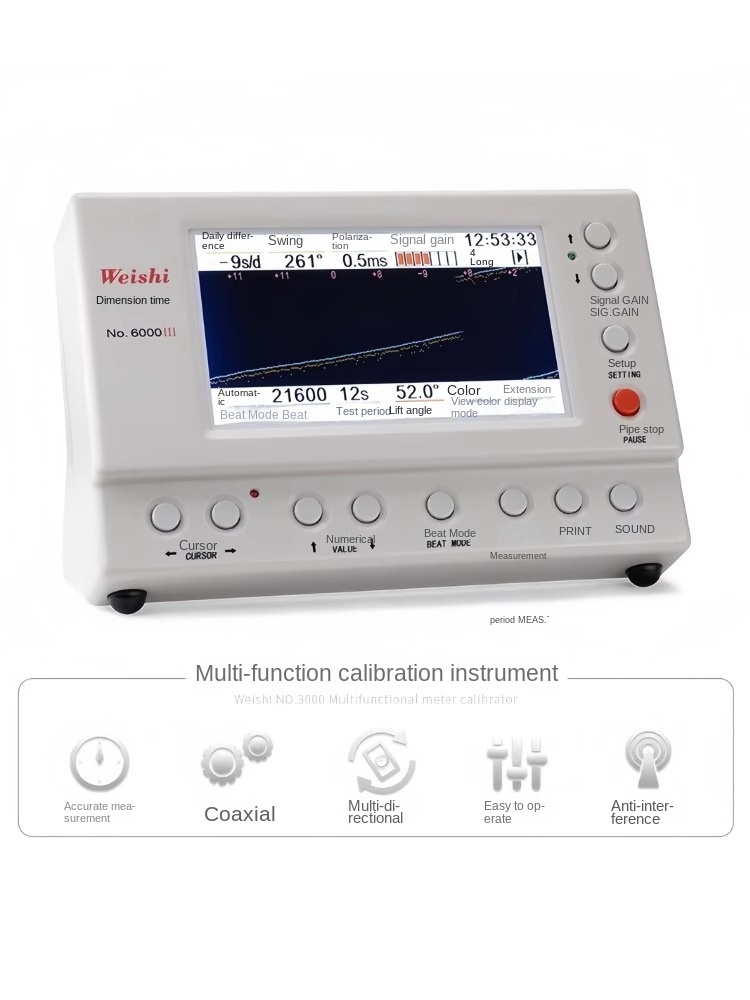 MTG-6000 Diagnostische Gereeds - Timegrapher Watch Calibration Timing Machine recensie en prijs