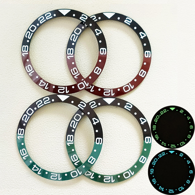 38Mm Gebogen Blauw Groen Licht - Watch Bezel Insert Ceramic Luminous recensie en prijs