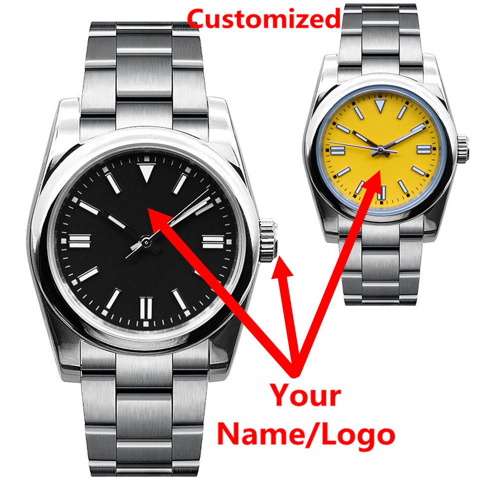 Aangepast logo herenhorloge sa - Men Mechanical Watch Sapphire Crystal recensie en prijs