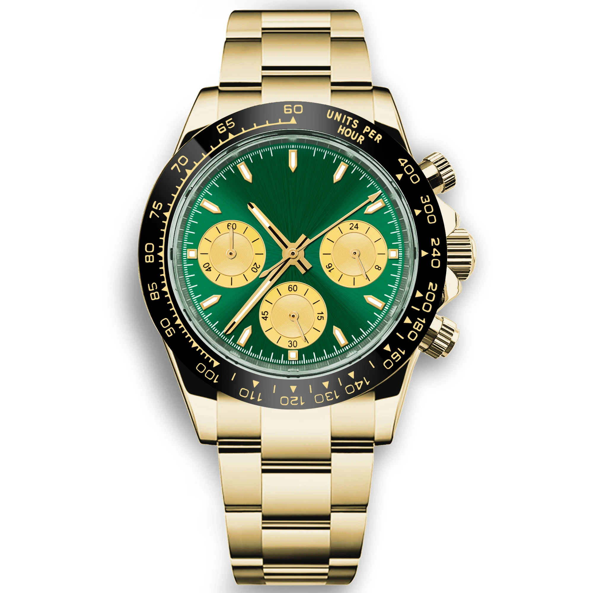 Aangepaste 39 mm horloge quart - Men Mechanical Watch Sapphire Crystal recensie en prijs