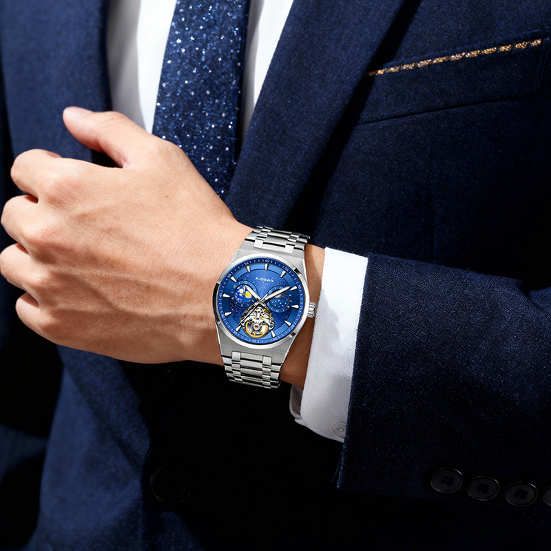 X-GEAR Vliegwiel Skelet Automa - Skeleton Automatic Watch Luxury Tourbillon recensie en prijs
