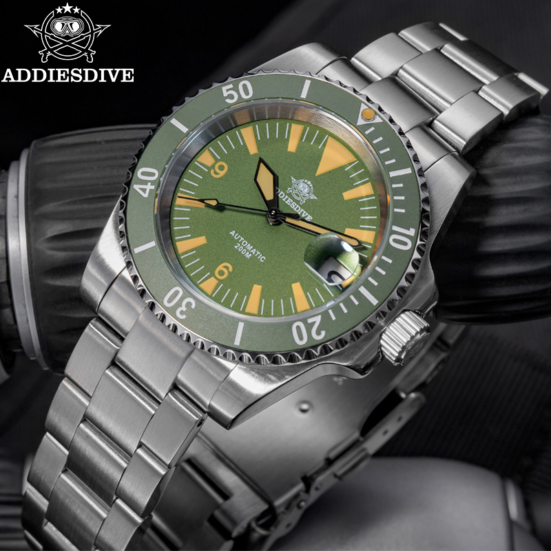 ADDIESDIVE Topmerk NH35 Automa - Automatic Dive Watch 200M Nh35 Movement recensie en prijs