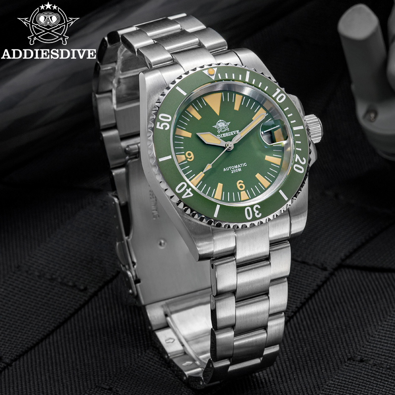 ADDIESDIVE Topmerk NH35 Automa - Automatic Dive Watch 200M Nh35 Movement recensie en prijs