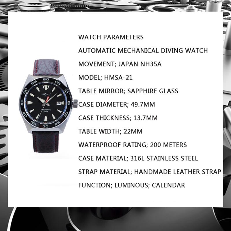 Heimdallr Monster Heren Duikho - Automatic Dive Watch 200M Nh35 Movement recensie en prijs