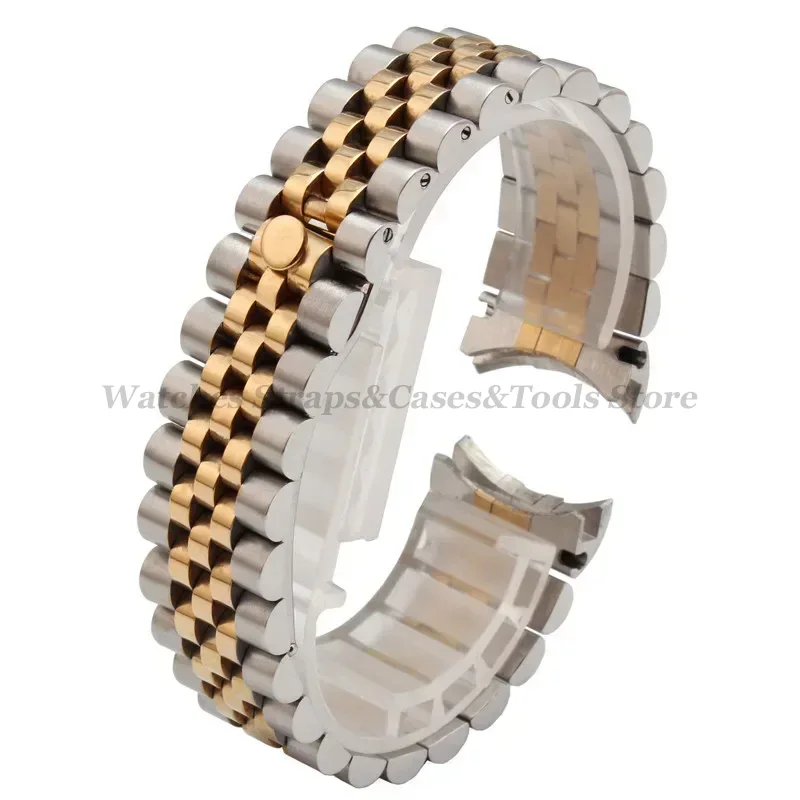 Solid Arc roestvrijstalen horl - Solid Stainless Steel Watch Bracelet Jubilee recensie en prijs