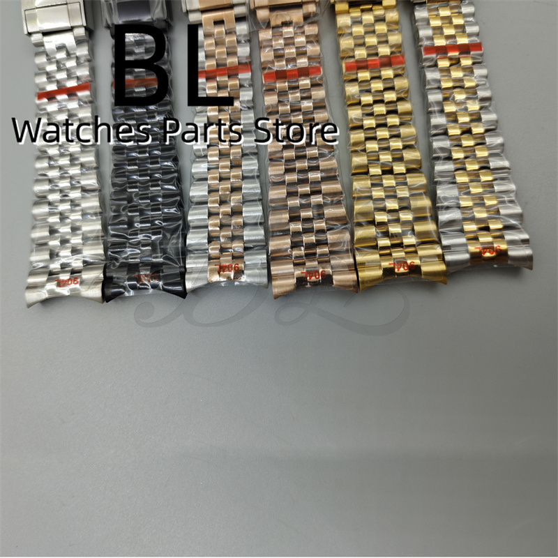 BLIGER 20mm Nieuwe Gebogen Ein - Solid Stainless Steel Watch Bracelet Jubilee recensie en prijs