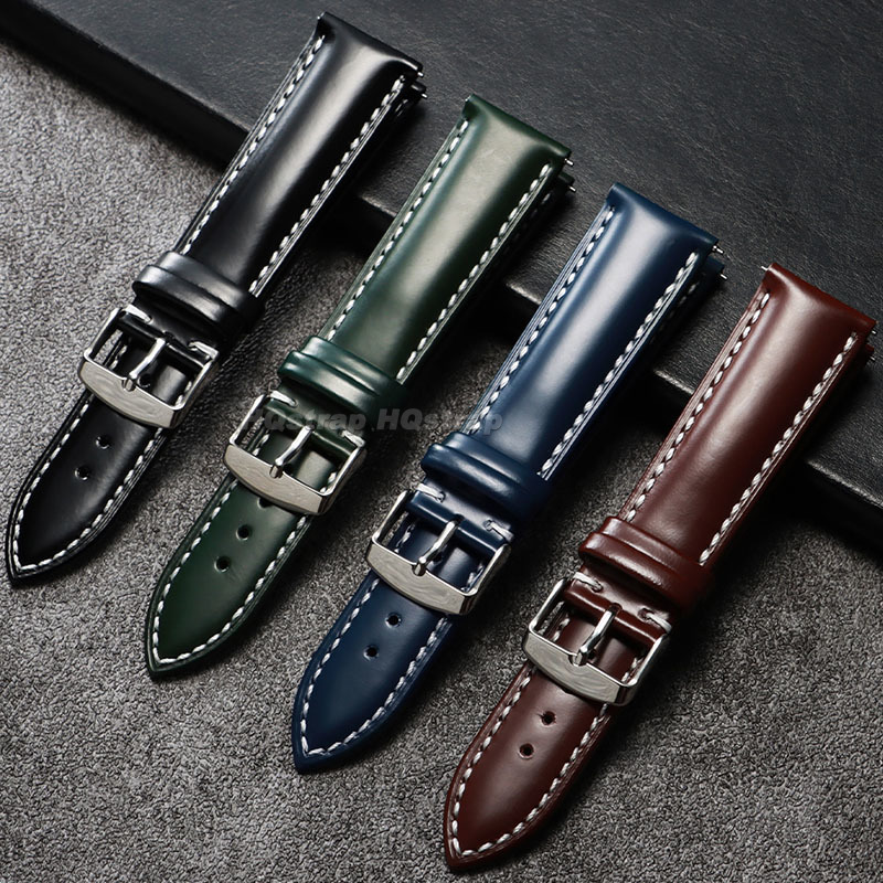 Olieglanzende lederen band 18m - Leather Watch Strap Quick Release 20Mm 22Mm recensie en prijs