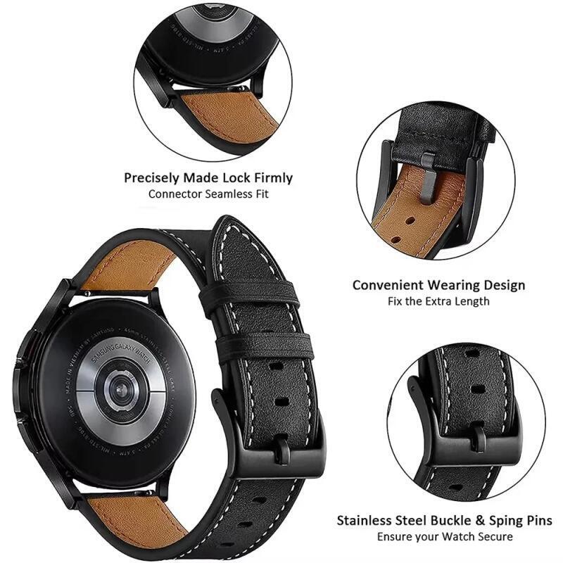Voor Huawei Horloge 5 4 3 Pro  - Leather Watch Strap Quick Release 20Mm 22Mm recensie en prijs