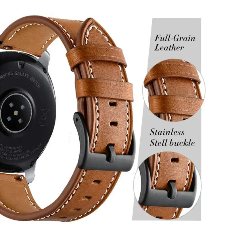 Voor Huawei Horloge 5 4 3 Pro  - Leather Watch Strap Quick Release 20Mm 22Mm recensie en prijs