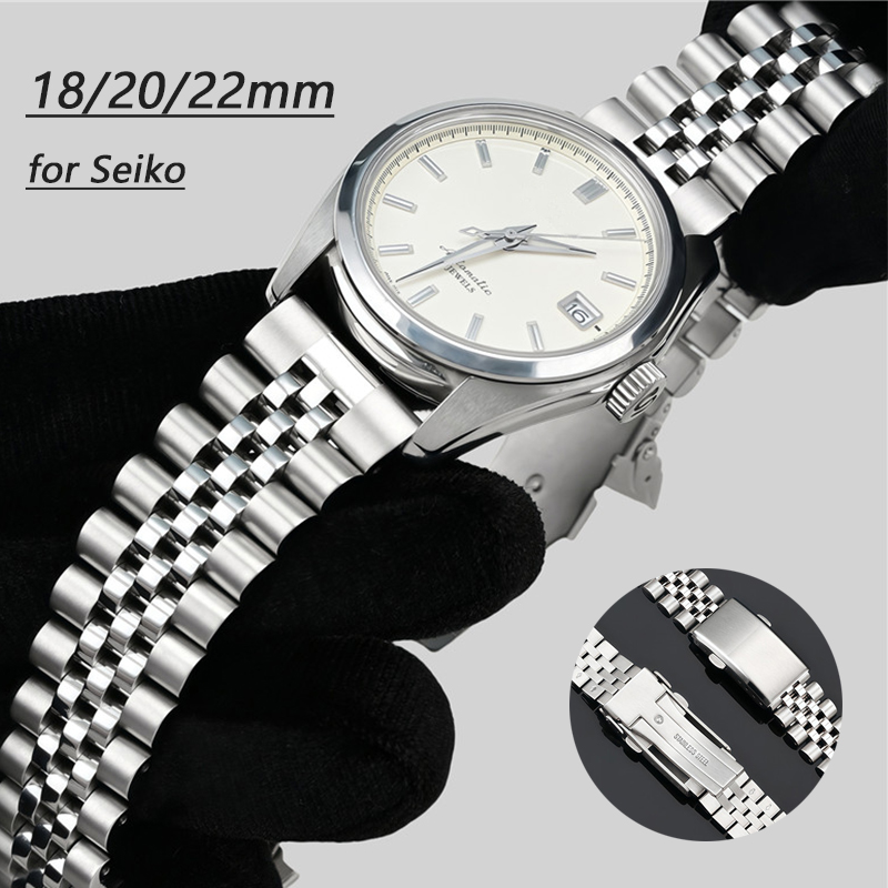 Solide roestvrijstalen band he - Solid Stainless Steel Watch Bracelet Jubilee recensie en prijs