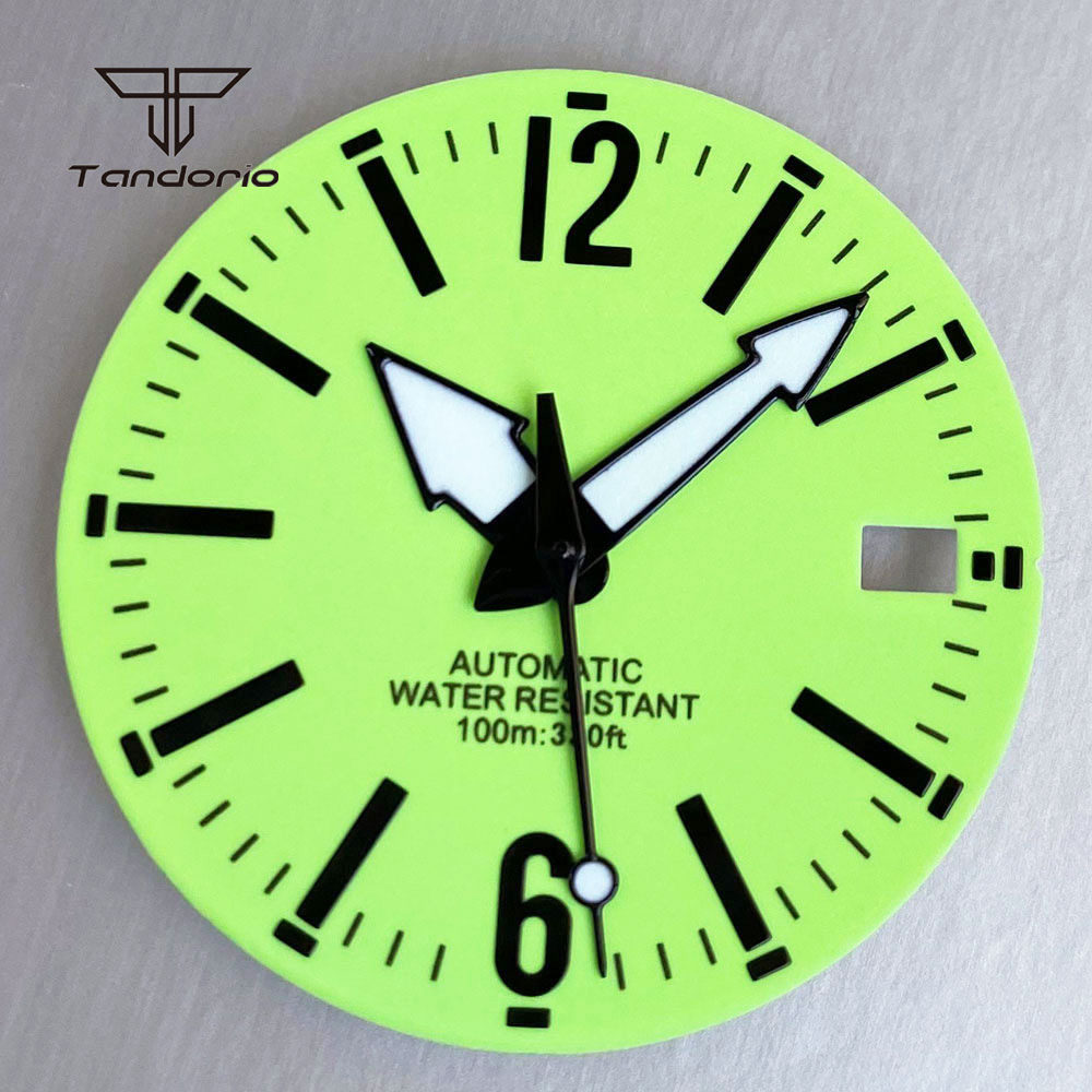 29mm groene wijzerplaat volled - Watch Hands Set Luminous Replacement Nh35 recensie en prijs