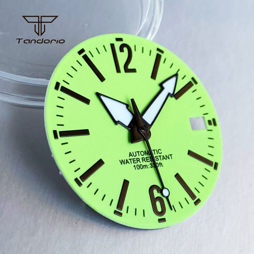 29mm groene wijzerplaat volled - Watch Hands Set Luminous Replacement Nh35 recensie en prijs