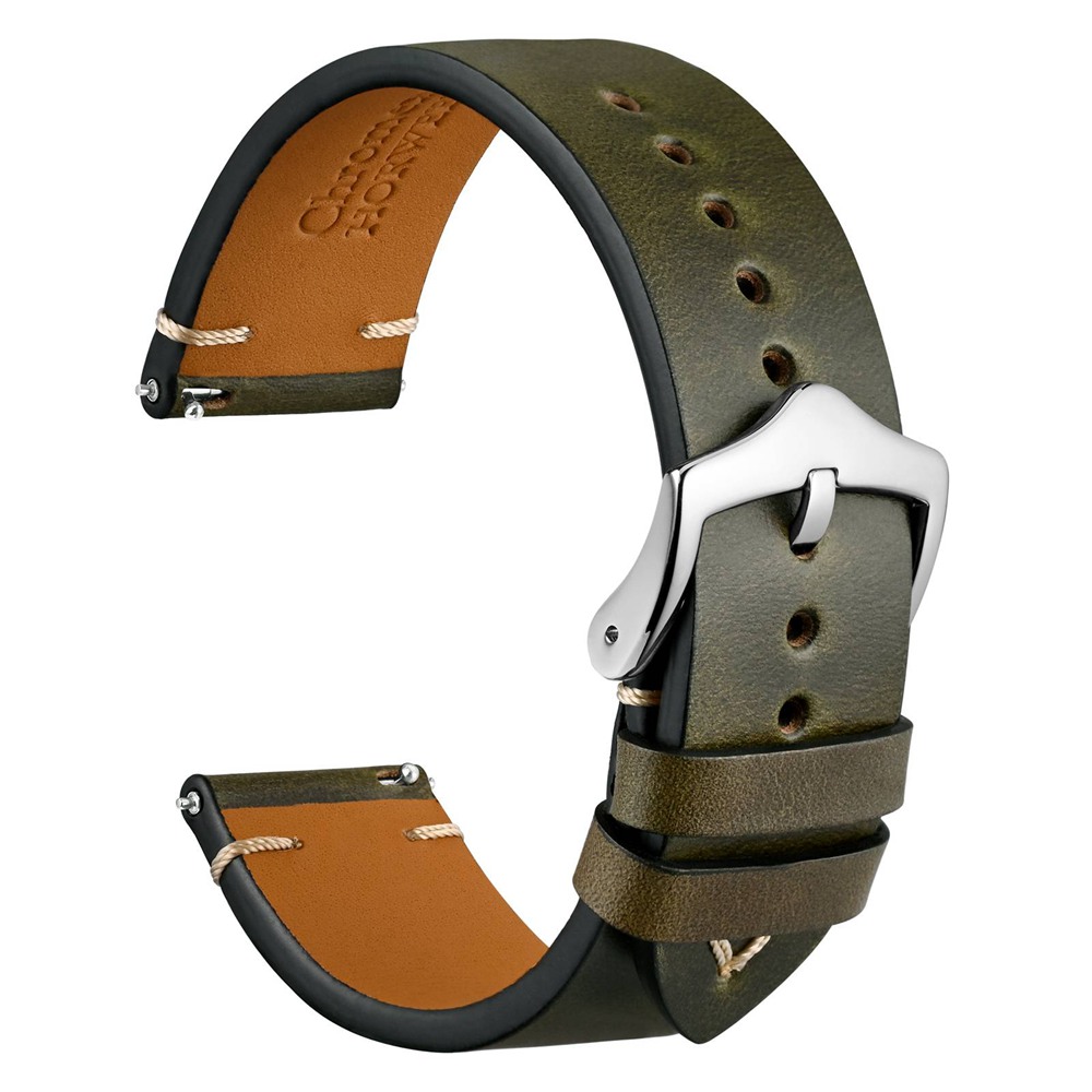 Wocci Olie Wax Lederen Horloge - Leather Watch Strap Quick Release 20Mm 22Mm recensie en prijs