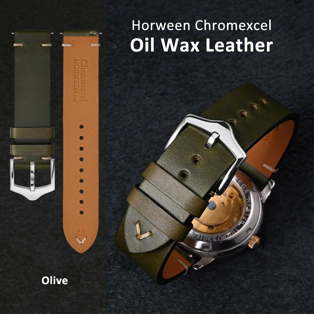 Wocci Olie Wax Lederen Horloge - Leather Watch Strap Quick Release 20Mm 22Mm recensie en prijs