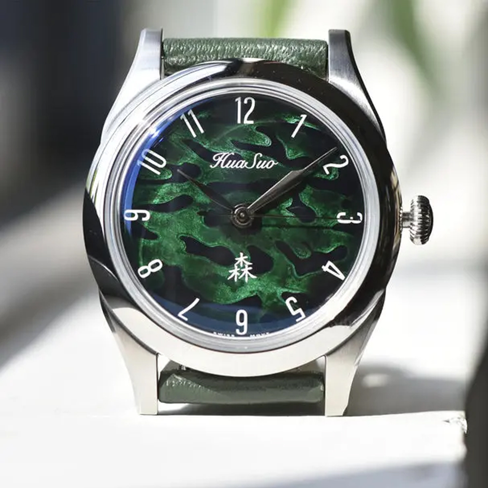 HUASUO 38mm gelakte wijzerplaa - Sapphire Watch Crystal Double Domed recensie en prijs
