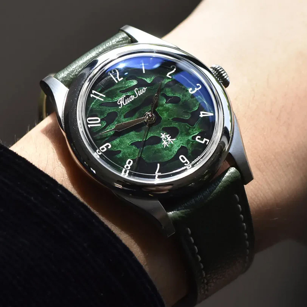 HUASUO 38mm gelakte wijzerplaa - Sapphire Watch Crystal Double Domed recensie en prijs