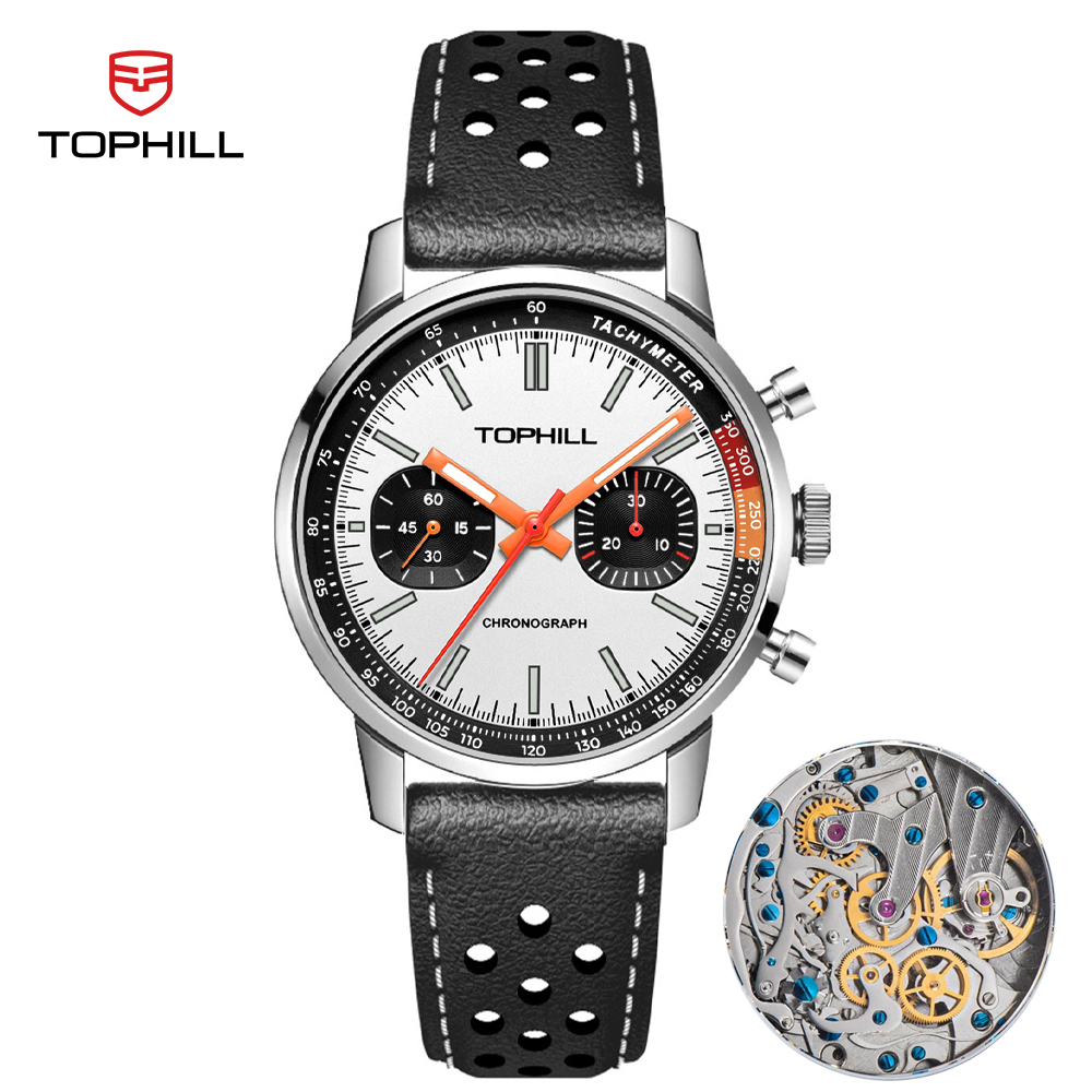 TOPHILL 40 mm 1963 chronograaf - Chronograph Mechanical Watch Seagull 1963 recensie en prijs