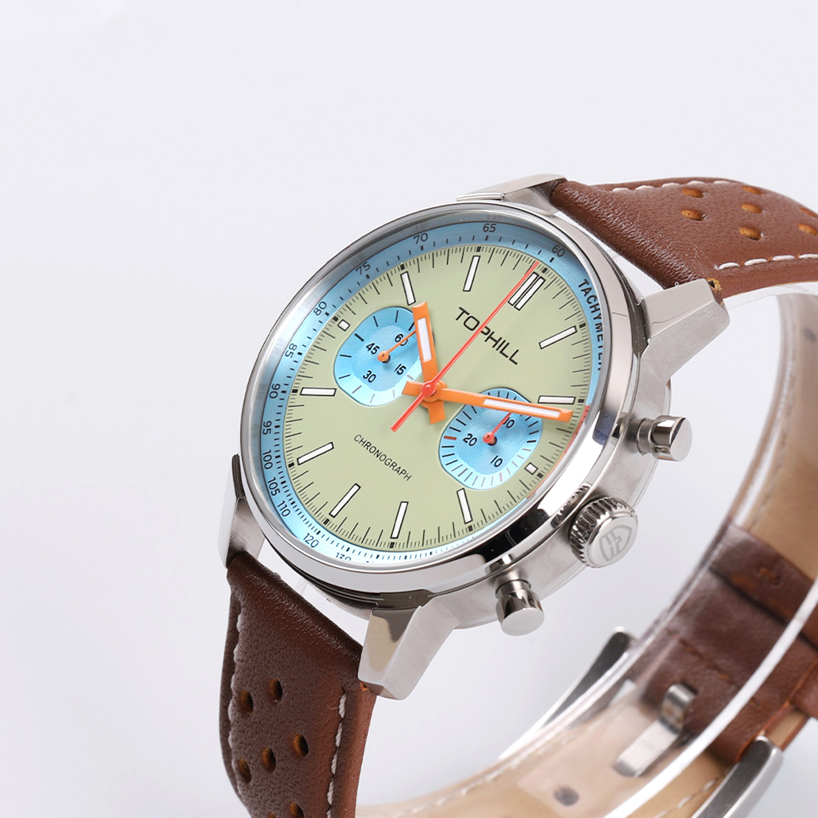 TOPHILL 40 mm 1963 chronograaf - Chronograph Mechanical Watch Seagull 1963 recensie en prijs