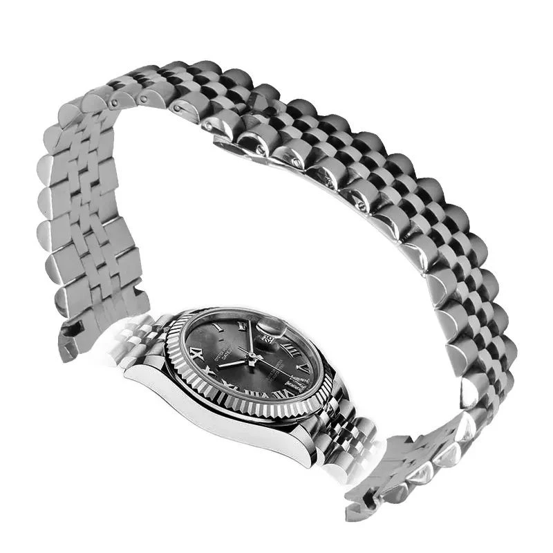 Horloge Armband 20Mm 316l Mass - Solid Stainless Steel Watch Bracelet Jubilee recensie en prijs