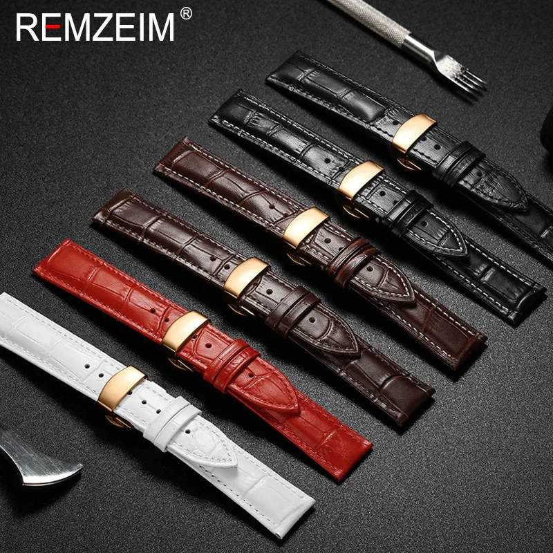 REMZEIM NIEUWE lederen horloge - Leather Watch Strap Quick Release 20Mm 22Mm recensie en prijs